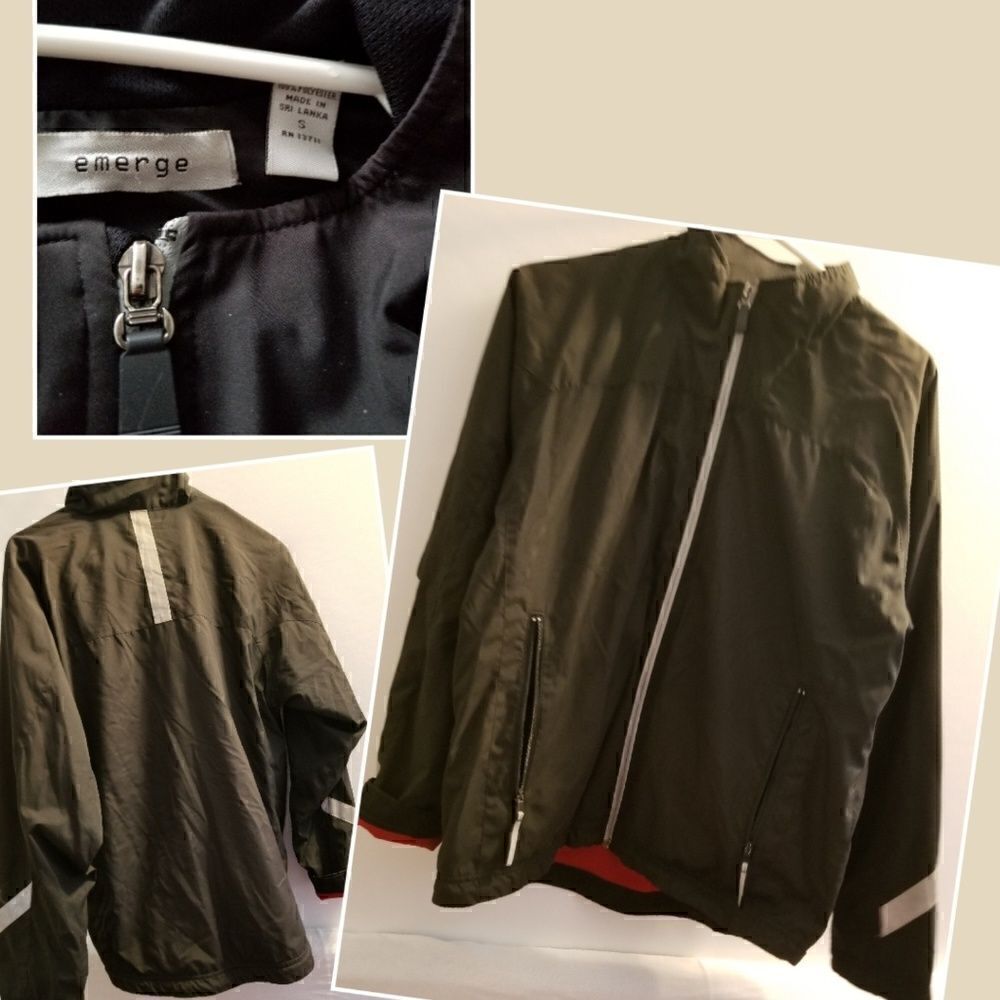 Emerge zip up light weight jacket  size small